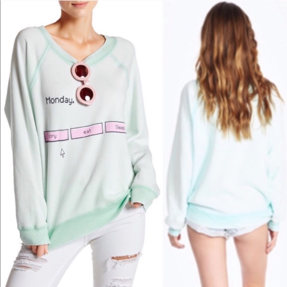 Wildfox Monday Sucks Sweatshirt